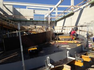 Außenwange für Betonauffahrt