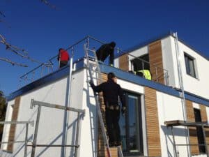 Fertigung und Montage sämtlicher metallener Anbauteile für Häuser der Smart House GmbH