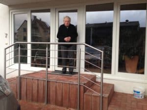 Treppengelaender für Privathauseingang